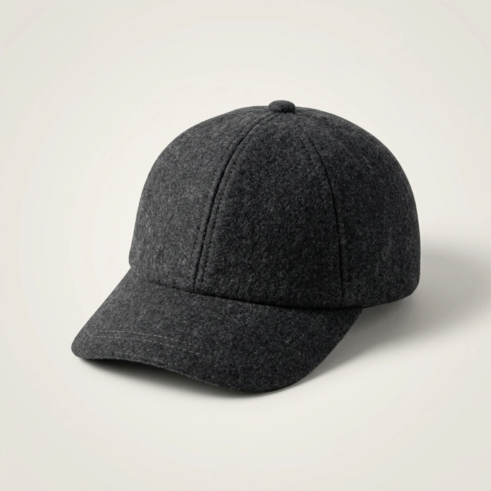 BOTVELA Men's Wool Tweed Baseball Cap Casual Style Soft Adjustable Unstructured Hat - Image 4