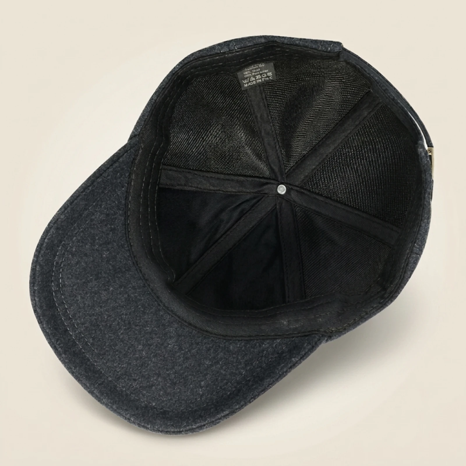 BOTVELA Men's Wool Tweed Baseball Cap Casual Style Soft Adjustable Unstructured Hat - Image 5